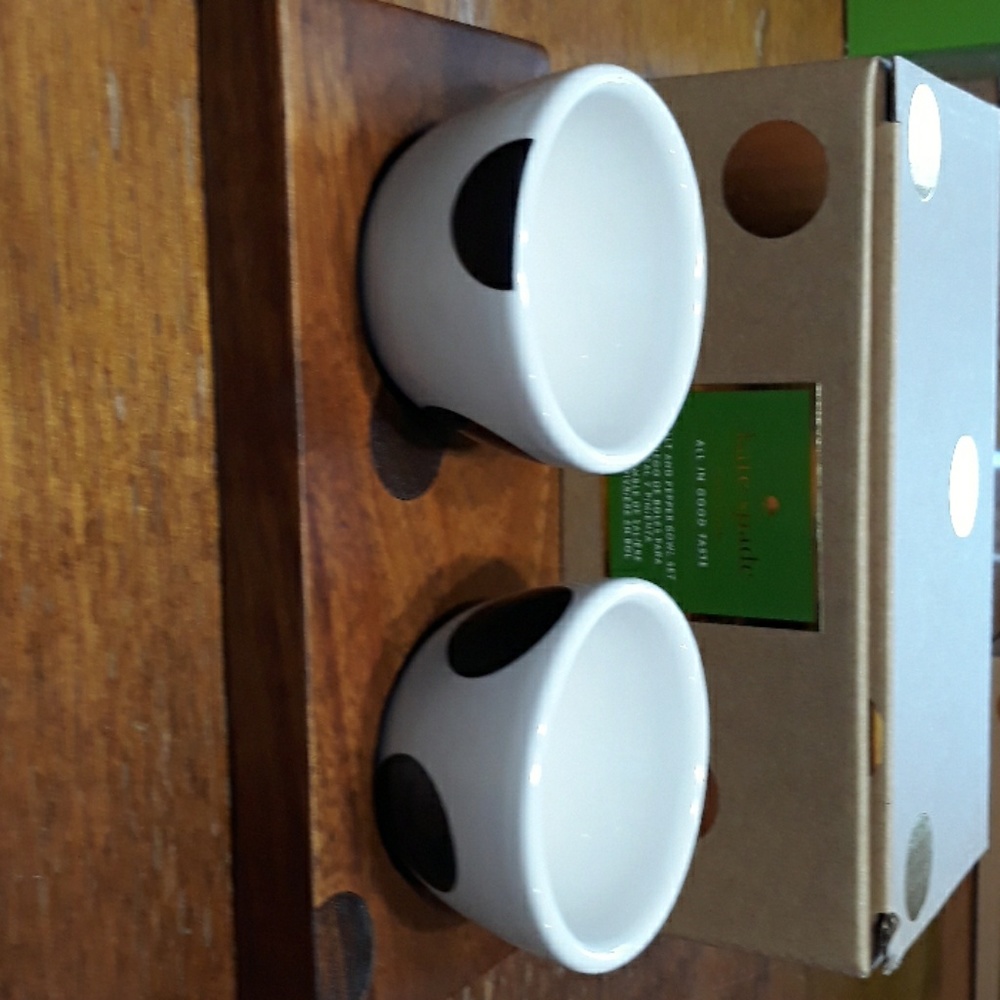 Kate spade salt and pepper bowl set OBO
